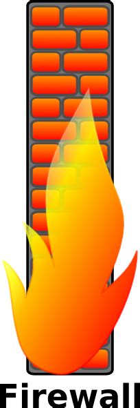 Firewall clip art Free Vector / 4Vector