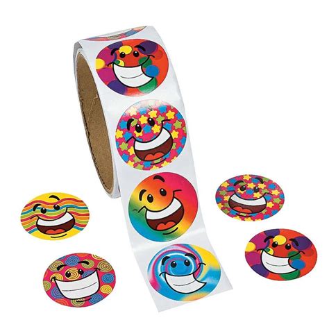 100pcs/1 roll reward stickers roll kids sticker scrapbooking star 3D ...