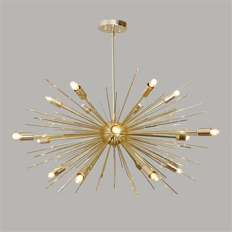 Mid Century Modern Sputnik Chandelier - iD Lights