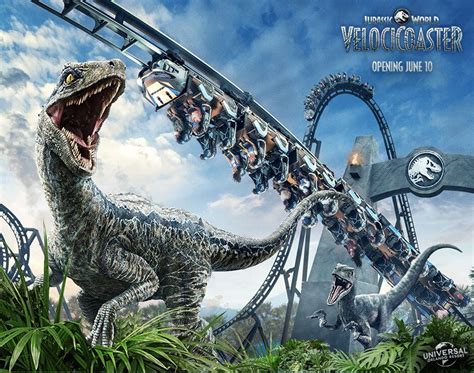 Atração: Jurassic World VelociCoaster no parque Universal´s Islands of ...