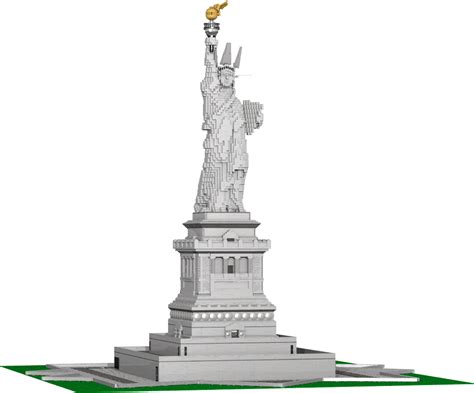 Custom Lego Building Statue Of Liberty Statue - Clip Art Library