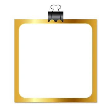 Realistic Black And White Hanging Photo Frames Transparent Background Vector, Photo White, Photo ...