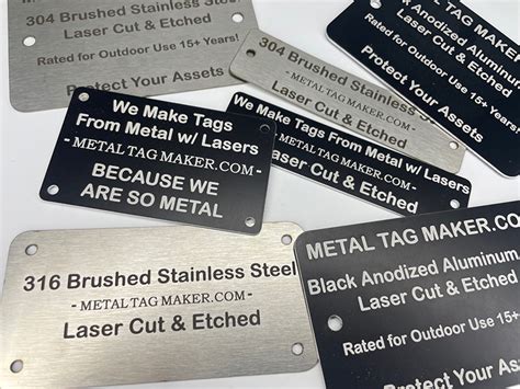 Industrial Labels - MetalTagMaker.com