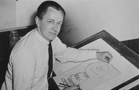 Peanuts comic strip creator Charles Schulz, 1956 : r/OldSchoolCool