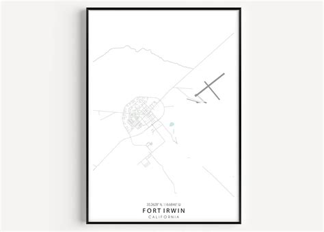 FORT IRWIN MAP, Map of Fort Irwin, Fort Irwin California Map, Fort ...