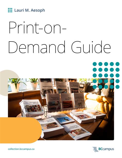 Print-on-Demand Guide – Open Textbook