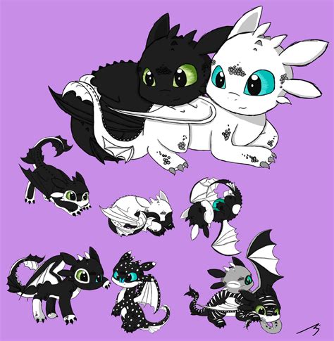 Toothless Family by xXBrandonluvaXx on DeviantArt