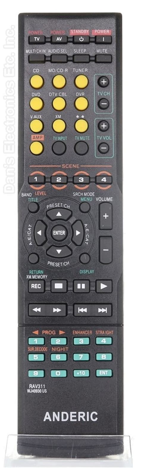 ANDERIC RAV311 for Yamaha Receiver Remote Control - Walmart.com