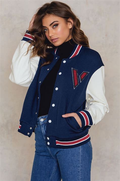 IMVEE Varsity Jacket | Jacket outfit women, Varsity jacket women ...