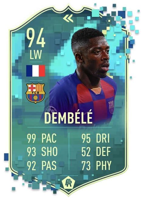 Who else would like to see this Dembele card during La Liga TOTS, a ...