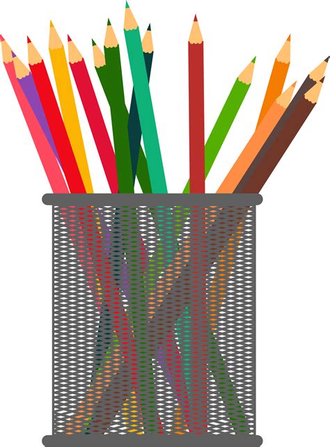 Pen & Pencil Cases Pens Drawing Paper - Pencil Holder Clip Art - Png Download - Full Size ...