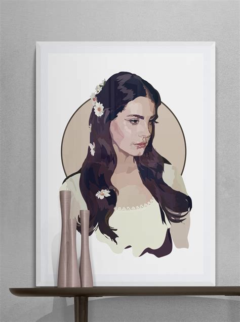 Lana Del Rey Lust for Life Art Print - Etsy