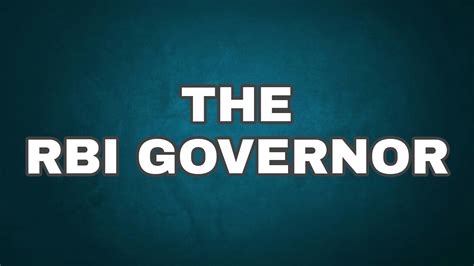 The RBI Governor- a complete list of the RBI Governors - finvestfox.com