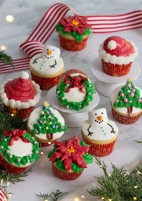 Christmas Cupcakes - Preppy Kitchen