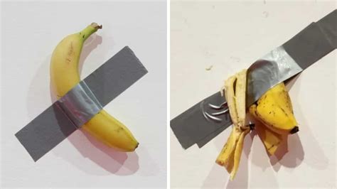 South Korean student eats artwork of banana duct-taped to wall because ...