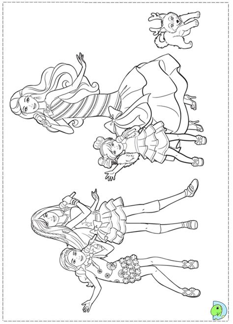 Barbie in a Perfect Christmas coloring page- DinoKids.org