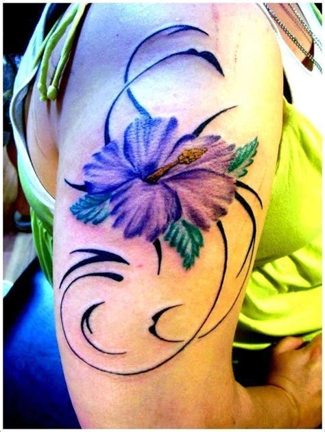 Purple Orchid Tattoo Design For Girl On Sleeve | FanPhobia - Celebrities Database