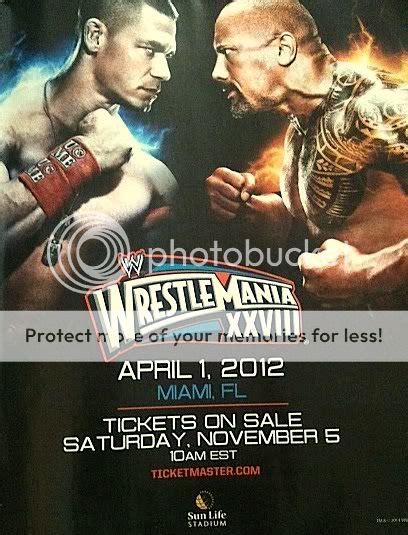 Breaking News: WWE WrestleMania 28 Poster Leaked | News, Scores ...