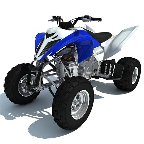 Sport ATV Yamaha Raptor 3D Model – 3D Horse