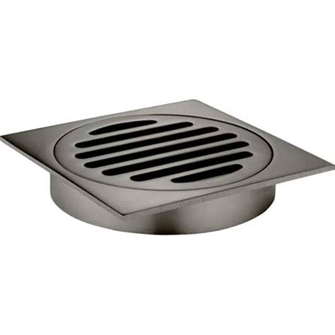 Meir Square Floor Grate Shower Drain 100mm Outlet - Shadow