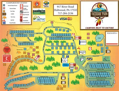 Maps & Rules - PA Camping | Campground Map | Check-In Check-Out | Camping, Tent site, Campground