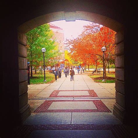 Another beautiful fall day here in Ann Arbor. | Michigan, University of ...