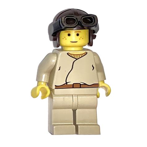 LEGO Anakin Skywalker with Brown Aviator Cap Minifigure Comes In | Brick Owl - LEGO Marketplace