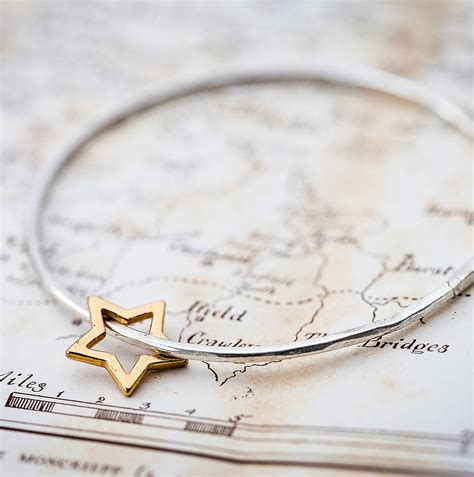 Your My Star Bangle By Cabbage White England | notonthehighstreet.com