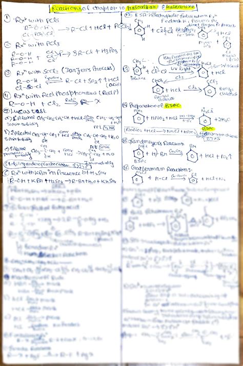 SOLUTION: Haloalkane and haloarene all reactions in 2 page - Studypool