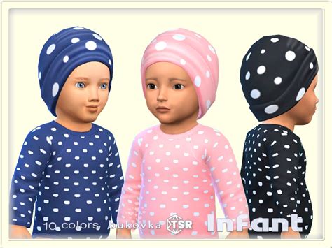 The Sims Resource - Polka dot Hat Infant