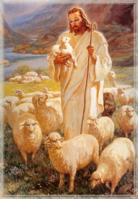 Jesus, The Good Shepherd | Jesus images, Jesus art, Jesus painting