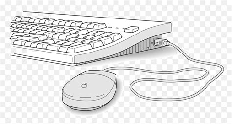 Keyboard And Mouse Clipart - Computer Mouse And Keyboard Clip Art, HD ...