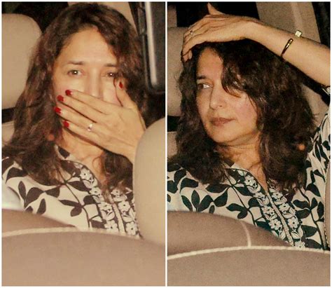 Madhuri Dixit Spotted Without Makeup | बिना मेकअप नजर आईं माधुरी ...