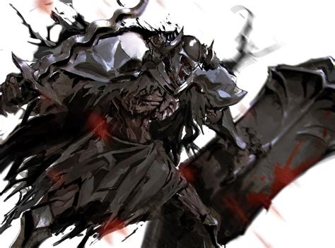 death knight (overlord) drawn by so-bin | Danbooru