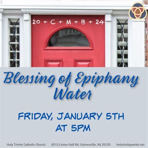 Epiphany Water Blessing - Holy Trinity Catholic Church