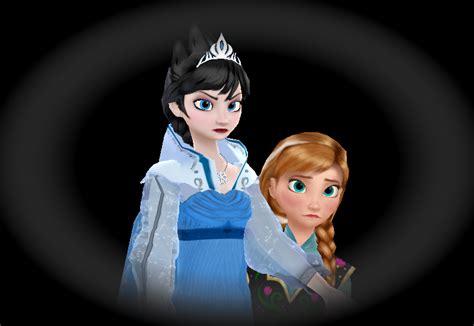 Evil Elsa and Anna (MMD) by MichellCadenkylover on DeviantArt