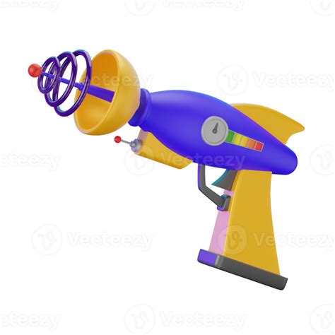 Space Gun Space Object 3D Illustrations 33535093 PNG