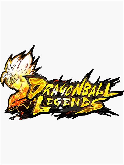 "Dragon ball Legends Logo" Sticker for Sale by Arend Studios Merch | Dragon ballz goku, Dragon ...