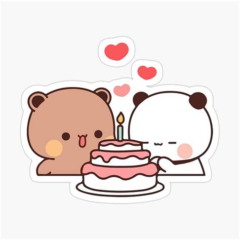 Bao gồm 20 loại ngộ nghĩnh Cute love bubu dudu stickers Làm bạn điên đảo