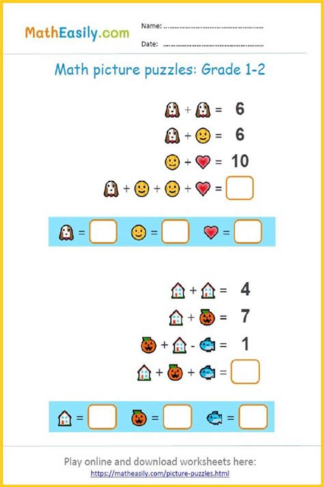 Math Puzzles For Kids