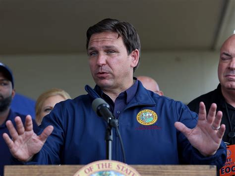 Ron DeSantis says a 'national regime media' wanted Hurricane Ian to hit ...