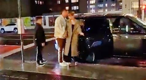 Taylor Swift, Travis Kelce Share First PDA Moment In NYC