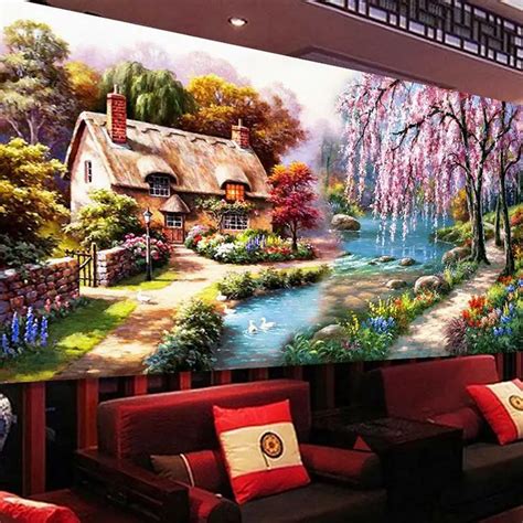 New Diy 5d Diamond Painting Landscapes Garden Painting 2019 Cross ...