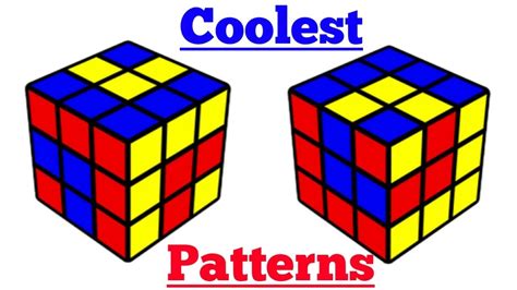 Coolest Rubik's Cube Patterns - YouTube