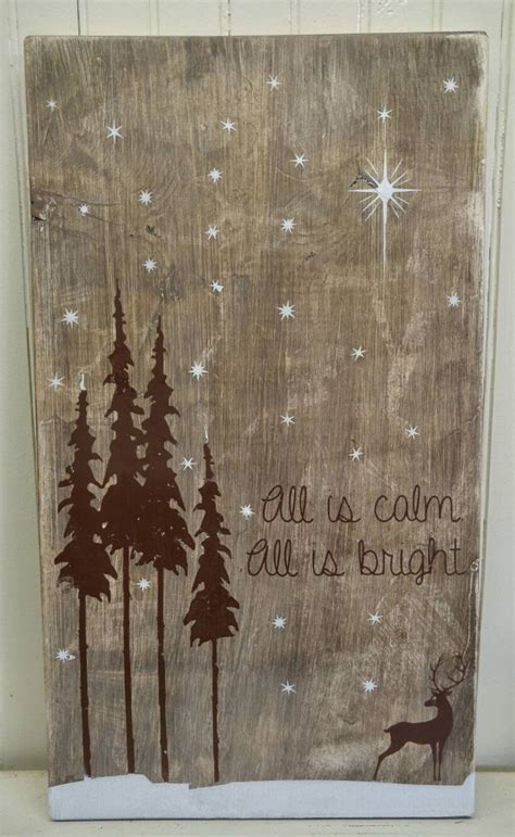 Rustic Holiday Sign Christmas Sign Rustic Christmas | Etsy | Christmas ...