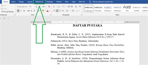 Cara Membuat Daftar Pustaka Secara Otomatis Di Ms Word Rapih Dan | Hot ...