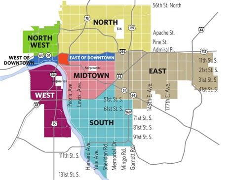 Map Of Zip Codes In Oklahoma : Editable Central Oklahoma City, OK Map with Roads ... / When ...