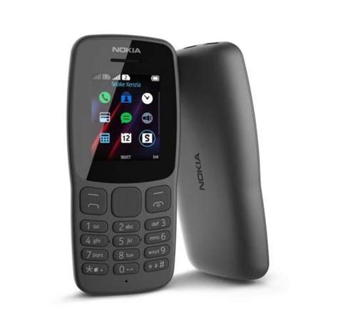 Nokia 106 Dual SIM-Dark Grey - Startech Store