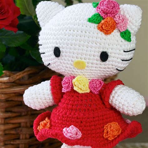 Hello Kitty Free Crochet Pattern | Printable Templates Free