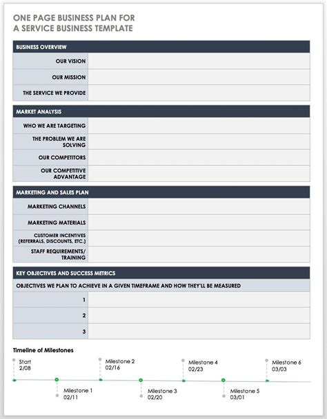 Business Plan Template Word ~ Addictionary